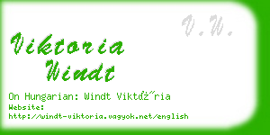 viktoria windt business card